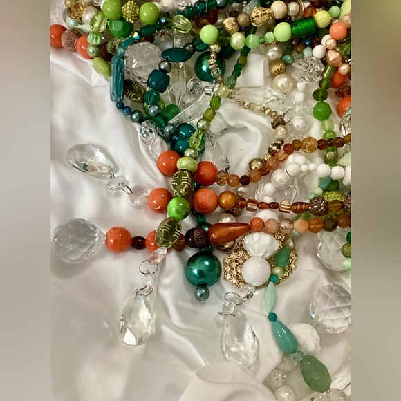 Handmade Spring & Sunshine Porch Lampshade Chandelier PLEASE SEE VIDEO - Picture 13 of 13